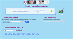 Desktop Screenshot of annuaireradio.fr